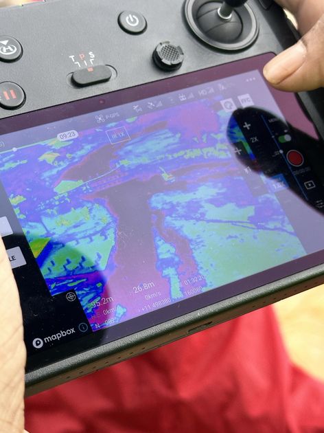 Wayanad Landslide 2024 — thermal drone imaging during disaster response