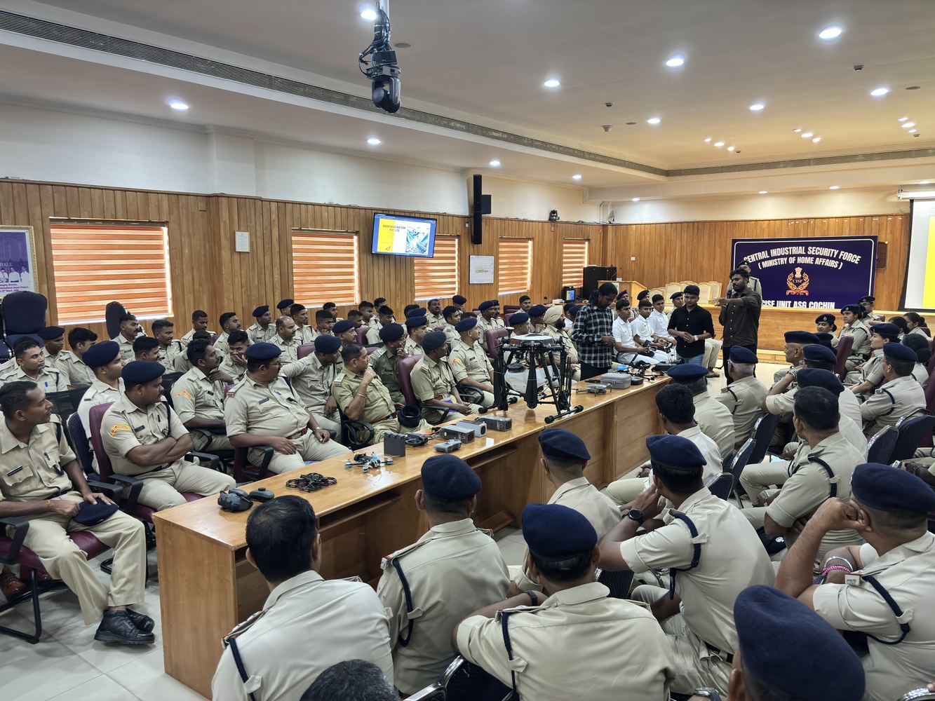 CISF drone training session
