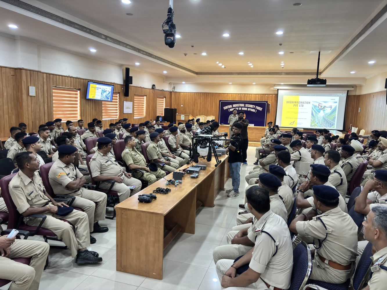 CISF security drone training